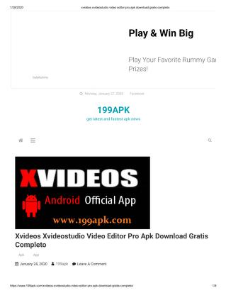 Xvideos Xvideostudio Video Editor Pro Apk Download Gratis Completo : Free  Download, Borrow, and Streaming : Internet Archive
